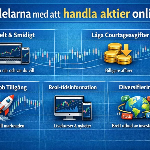 Fördelarna med att handla aktier online