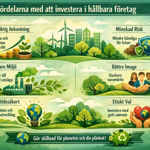 Fördelarna med att investera i hållbara företag