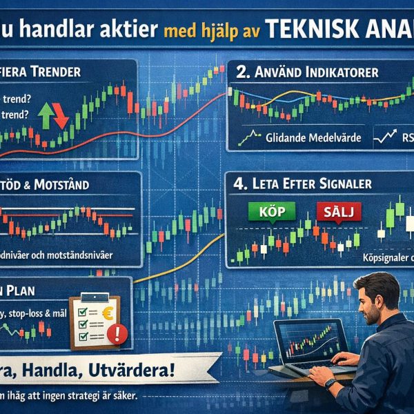 Hur du handlar aktier med hjälp av teknisk analys