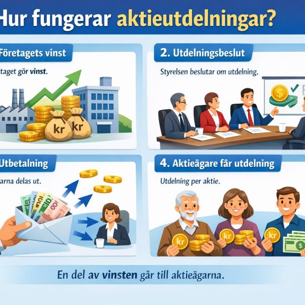 Hur fungerar aktieutdelningar?