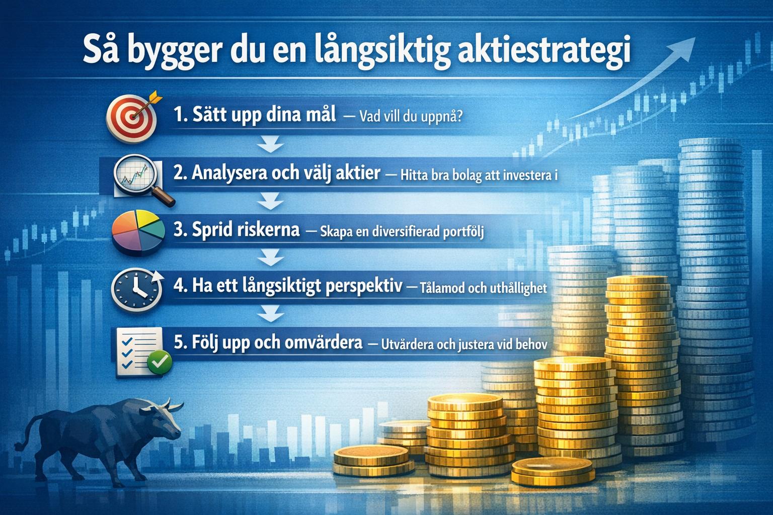 Så bygger du en långsiktig aktiestrategi