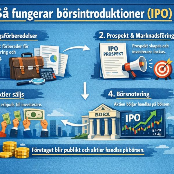Så fungerar börsintroduktioner (IPO)
