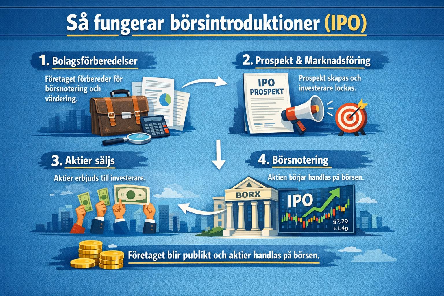 Så fungerar börsintroduktioner