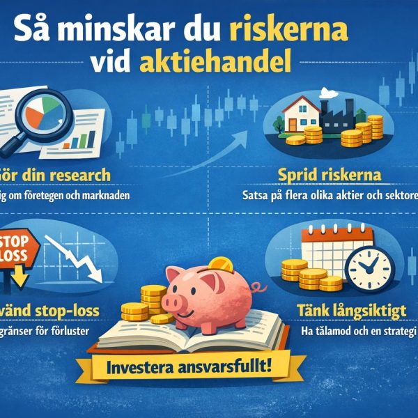 Så minskar du riskerna vid aktiehandel