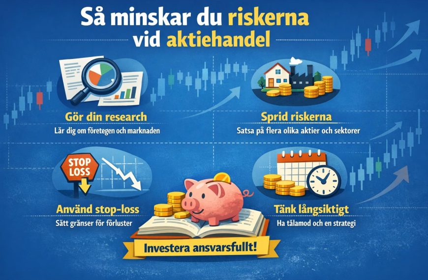 Så minskar du riskerna vid aktiehandel