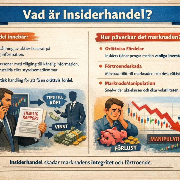 Vad är insiderhandel och hur påverkar det marknaden?